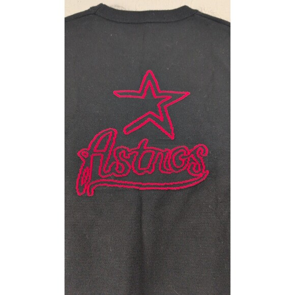 Custom Hi End Houston Astros Embroidered Baseball Soft Sweater M Team Spirit MLB - Picture 6 of 13